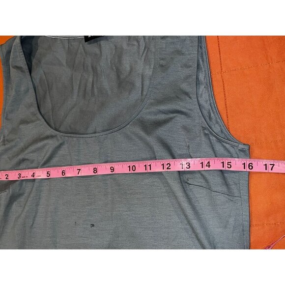 Akris Gray Sleeveless Scoop Neck Cotton Pullover Tank Top Women's Size M - Picture 5 of 7